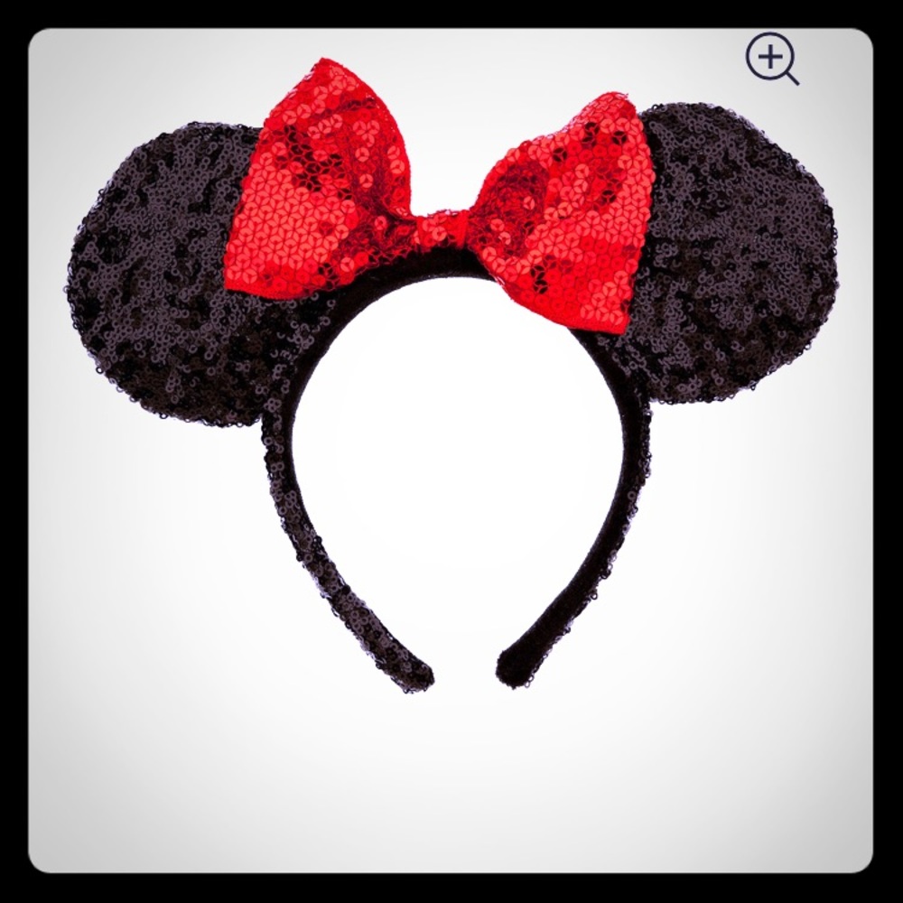 Disney Parks authentic sequined Minnie ears